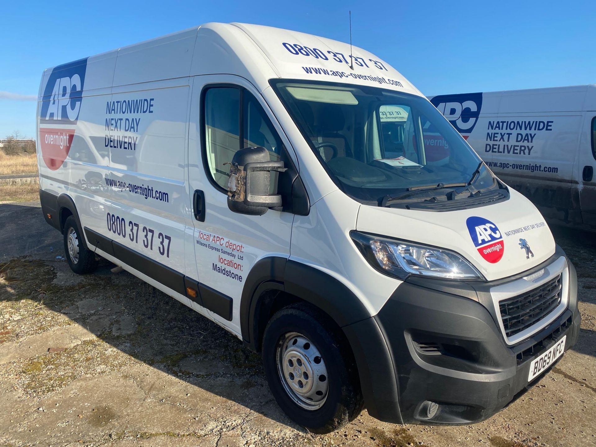 Peugeot Boxer 435 Pro L4 H2 Blue Hdi medium roof diesel panel van, Registration No. BD69 NFC, - Image 2 of 12