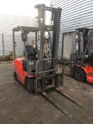 Grant handling Heli AC HFB 1.5 1500kg electric forklift truck and charger, Serial No. 105217, YOM: