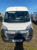 Citroen Relay 35 L3 H2 Enterprise Blue Hdi high roof diesel panel van, Registration No. ML18 HBU,