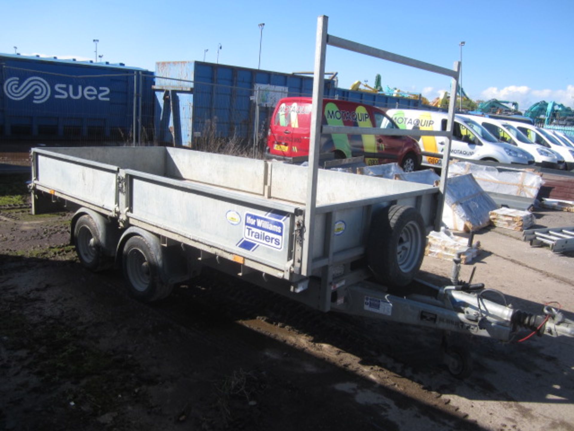 Ifor Williams type 2CB, variant LM35 twin axle dropside trailer, ID no: SCKD00000H5145384 (2017) - Image 4 of 7