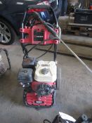 Parker PPPW-3100 mobile petrol pressure washer with Parker 208cc engine and lance