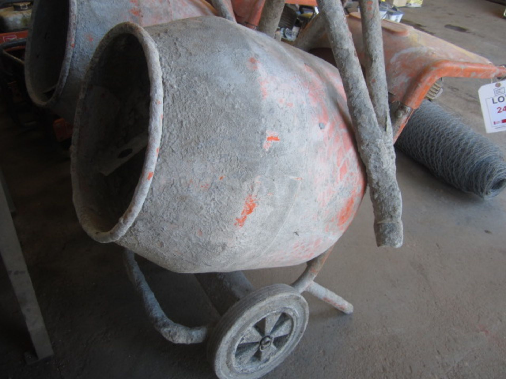 Belle Mini Mix 150, model M54B petrol cement mixer, serial no: 757747M54B - Image 7 of 7