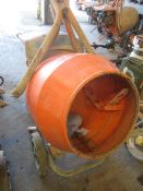 Belle Mini Mix 150, model M54BTPR petrol cement mixer, serial no: 1007273M54BTPR