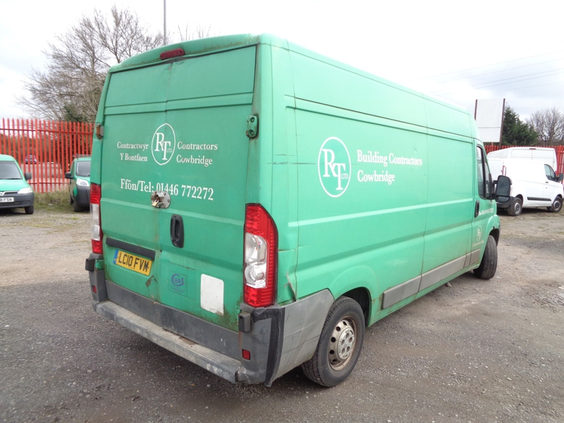 Citroen Relay 35 2.2Hdi 120 Lwb medium roof panel van, 118bhp Registration: LC10 FVM Recorded - Image 4 of 16