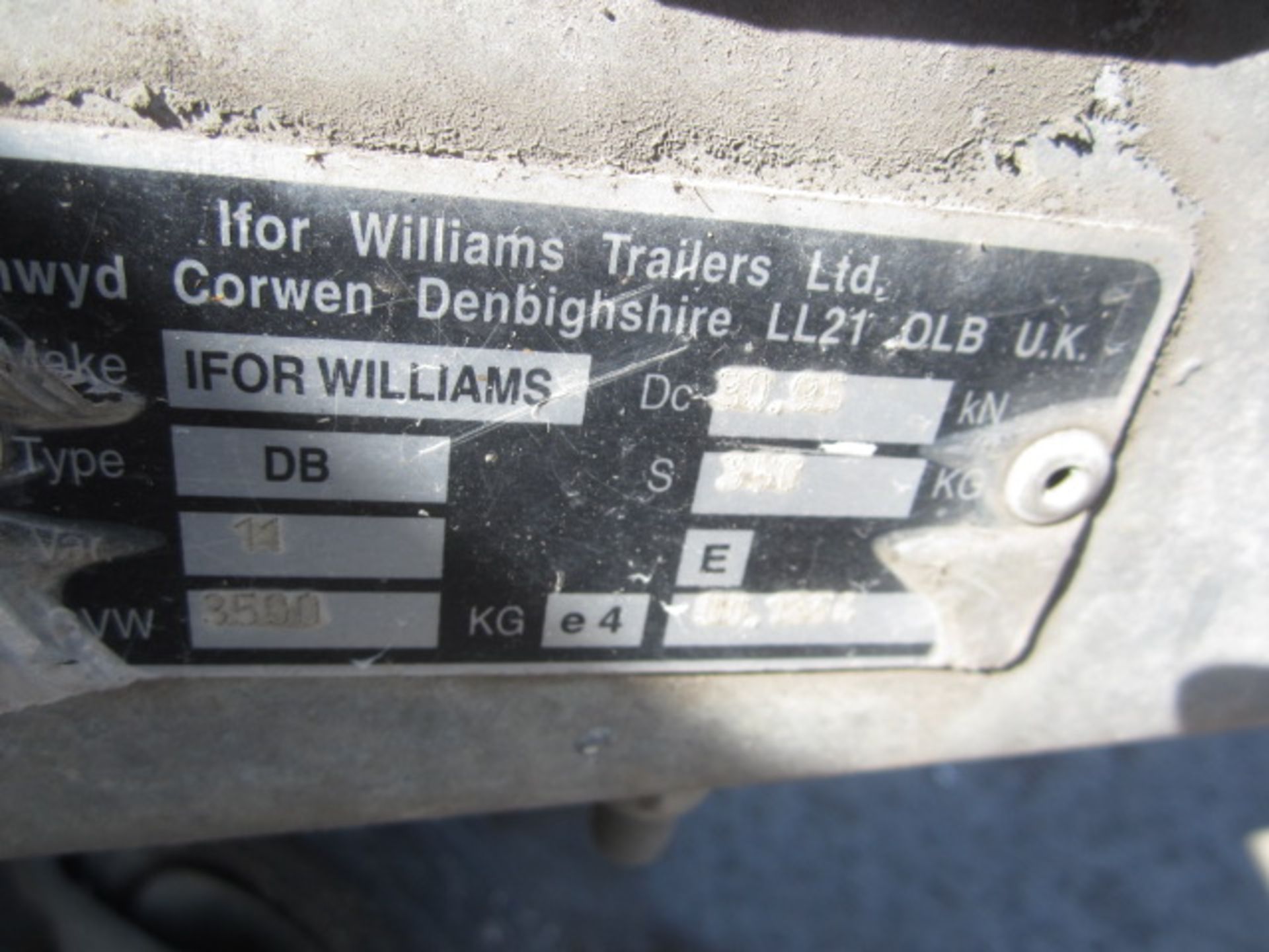 Ifor Williams type 2CB, variant LM35 twin axle dropside trailer, ID no: SCKD00000H5145384 (2017) - Image 6 of 7