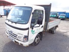 Toyota Dyna 350 D-4D 3.0 Mwb dropside, 143bhp Registration: GL12 AKF Recorded mileage: 63,146 MOT: