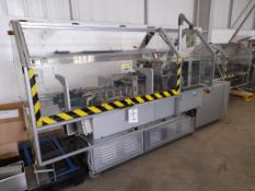 CAM packaging systems HF77.7 horizontal cartoning machine, serial no. C11712.HF77.7 with bottle auto