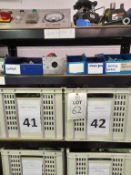 5-tier shelf unit and contents including gauges, manifolds, filters, regulators etc