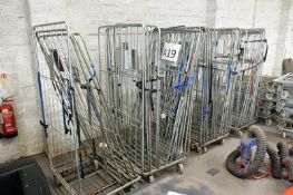 Twenty six collapsible transport cages