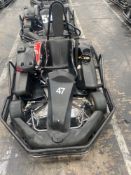 RIMO mini 160cc LPG fuelled kart complete with roll cage and seatbelt attachment, kart 47