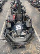 RIMO mini 160cc LPG fuelled kart complete with roll cage and seatbelt attachment, kart 55