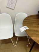 Round dining table and 2 chairs