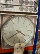 Quantity of wall mountable clocks