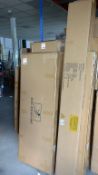 Pierre 4ft 6" double bed, blue, boxed and unopened (please note: this lot is located at Unit 4, Summ