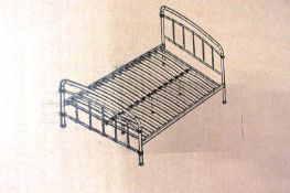 Halston 5 ft. king-size bed frame