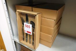 11 x cutlery sets (Black)