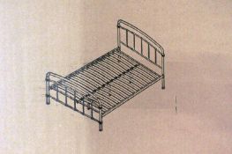 Halston 5 ft. king-size bed frame