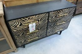 Timber framed 6 drawer sideboard