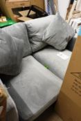 Grey two seater sofa (Damaged)