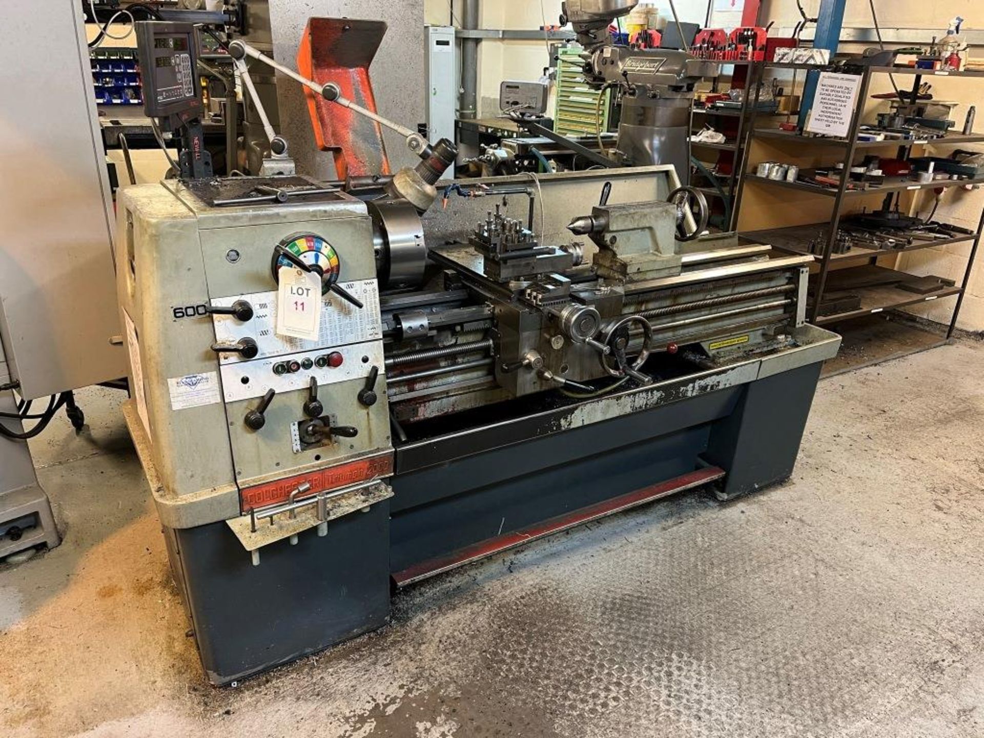 Colchester Triumph 2000 lathe, Serial No. 6/004/04849, Please note: A work Method Statement and Risk - Image 2 of 10