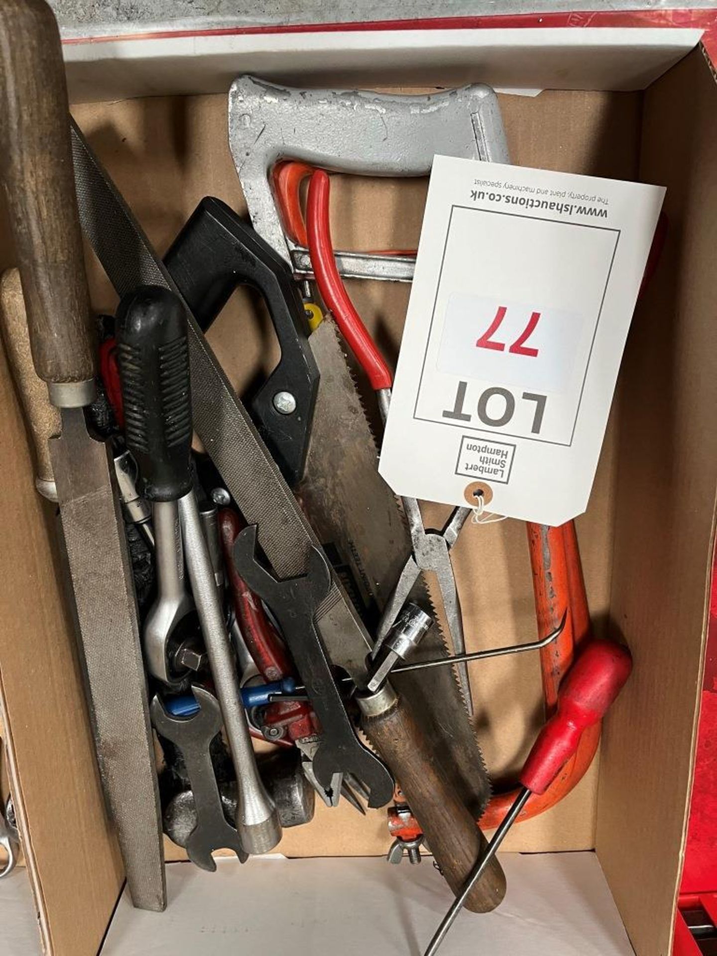 Assorted tools in two tote boxes - Image 2 of 3