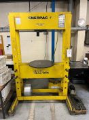 Enerpac VLP 50 ton hydraulic press, Please note: A work Method Statement and Risk Assessment must be