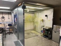 Tes spray booth, Please note: A work Method Statement and Risk Assessment must be reviewed and
