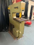 Startrite 24-V-10 vertical band saw, Please note: A work Method Statement and Risk Assessment must