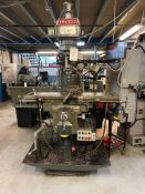 Rich KRV3000 milling machine, Serial no not readable, with a quantity of tooling on mobile tool