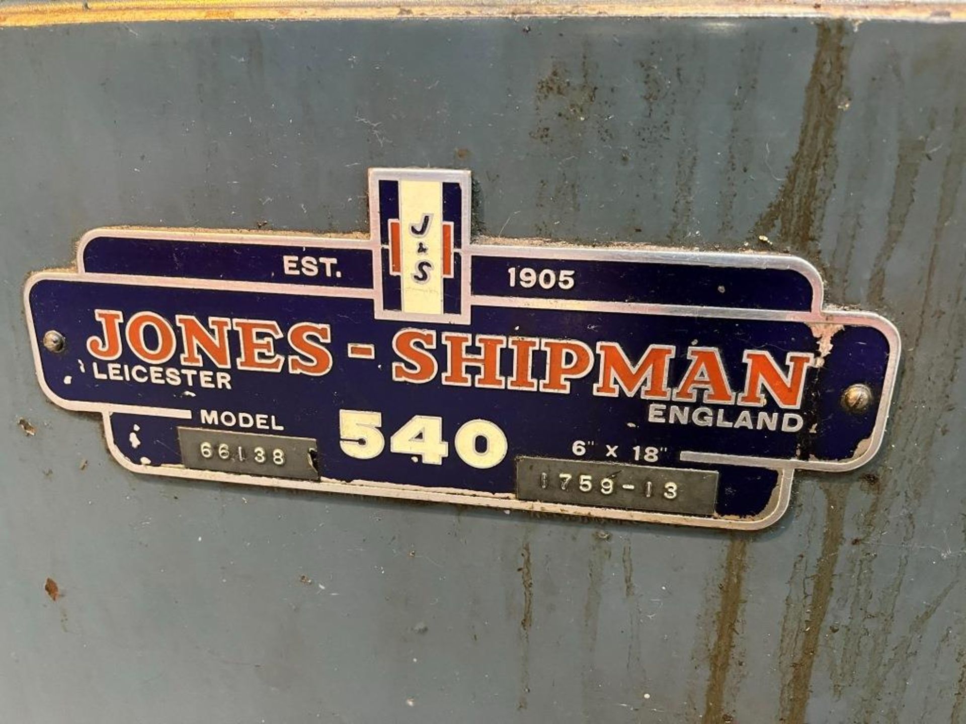 Diaform / Jones & Shipman grinder, Serial No. 2993/5/1 - Bild 4 aus 7