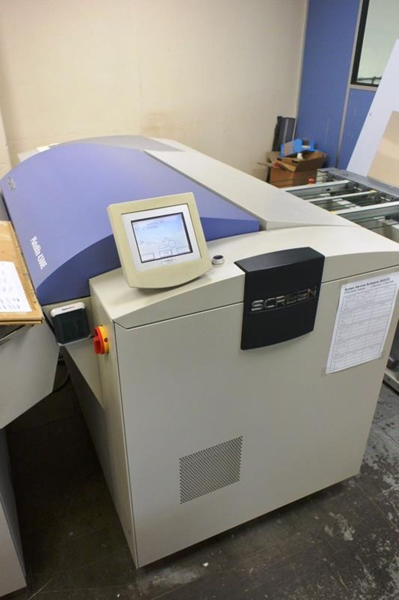 Screen CTP unit including screen single cassette auto loader, 5A-L4100, serial no. 433 (2007), - Image 3 of 10
