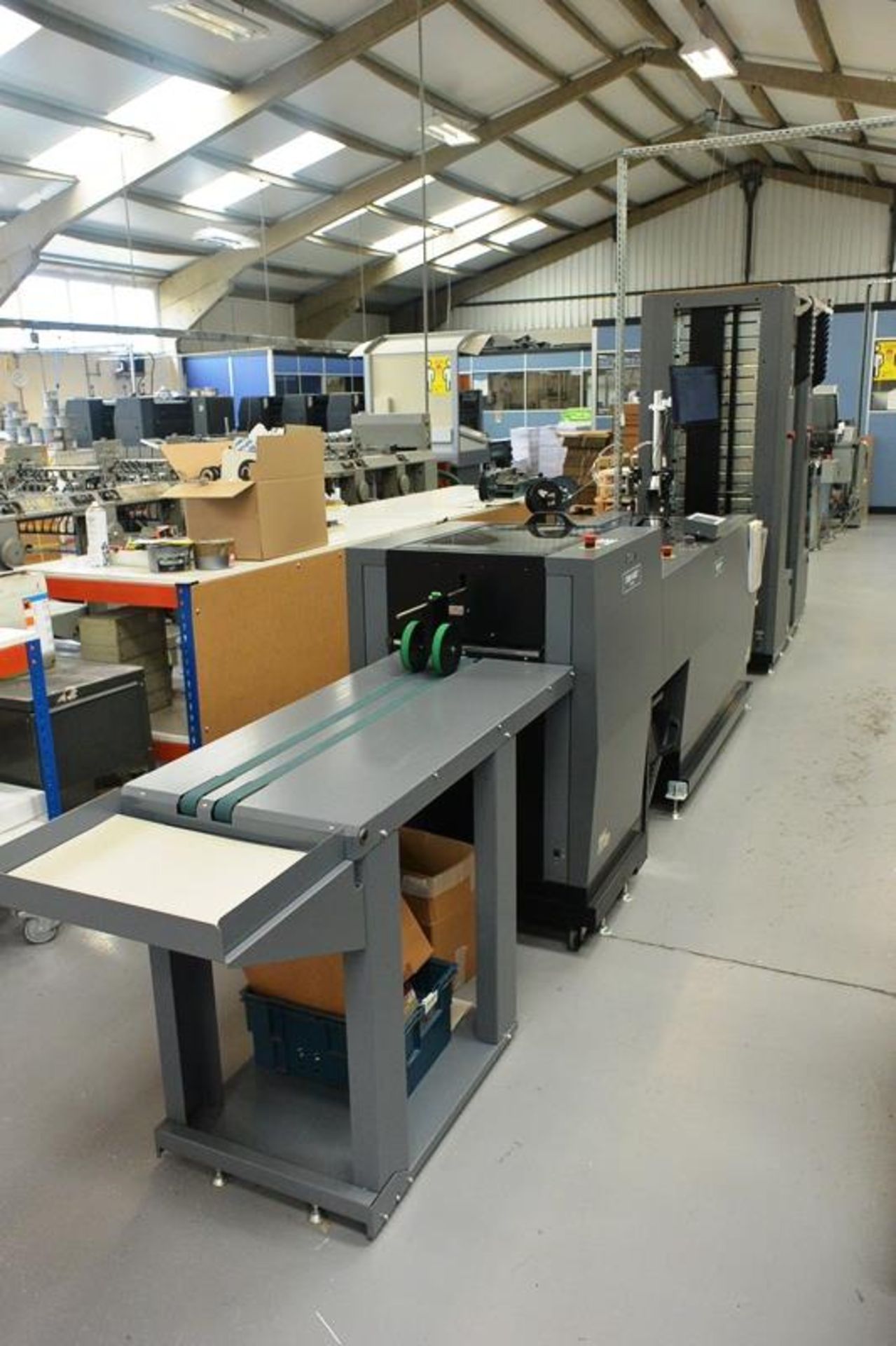 Duplo booklet maker, including infeed belt conveyor, model DBM-LSW, serial no. 150700891, DBM-600T - Image 3 of 25