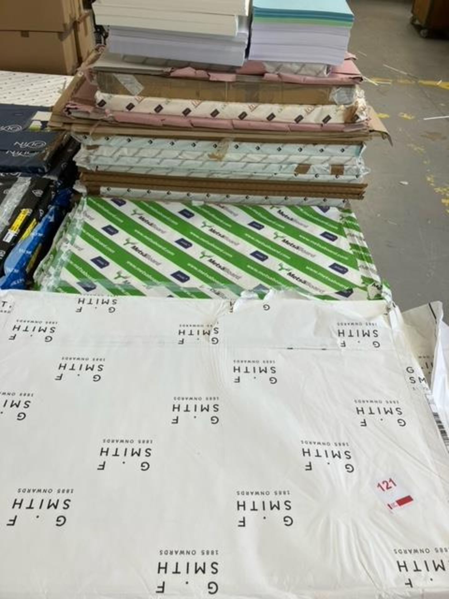 Four part pallets of various paper stock - Image 2 of 3