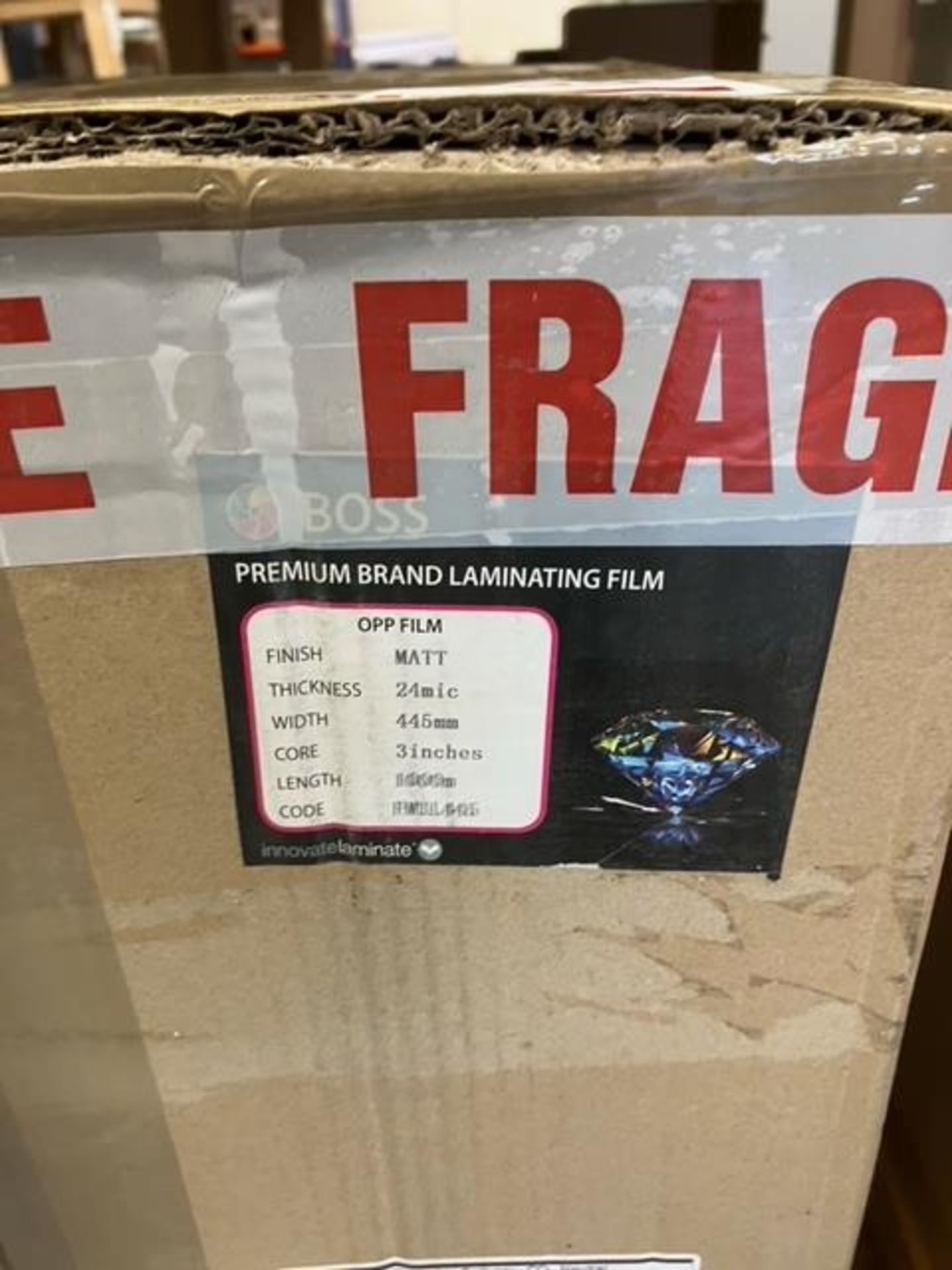 Four boxes of various thermal laminating film - Image 2 of 2