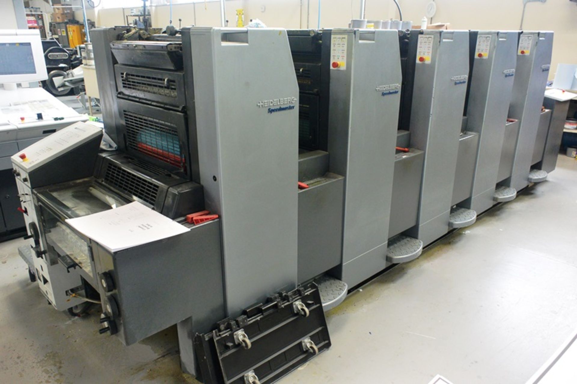 Heidelberg Speedmaster five colour lithographic offset printing press, model SM-52-5, serial no. - Image 2 of 15