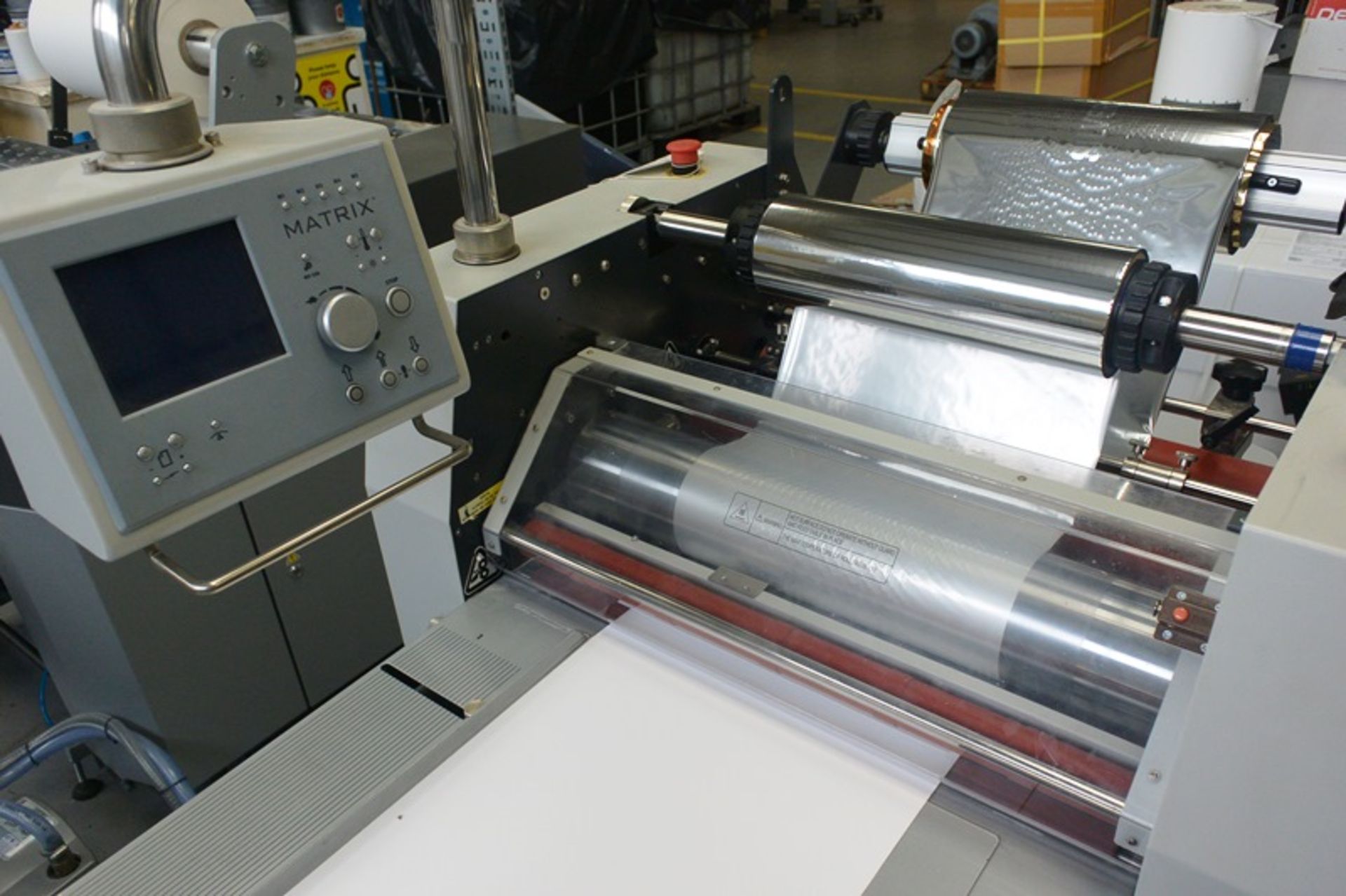Matrix 530 reel feed continuous single sided laminating machine, model MX-530P, serial no. 1312- - Image 5 of 7