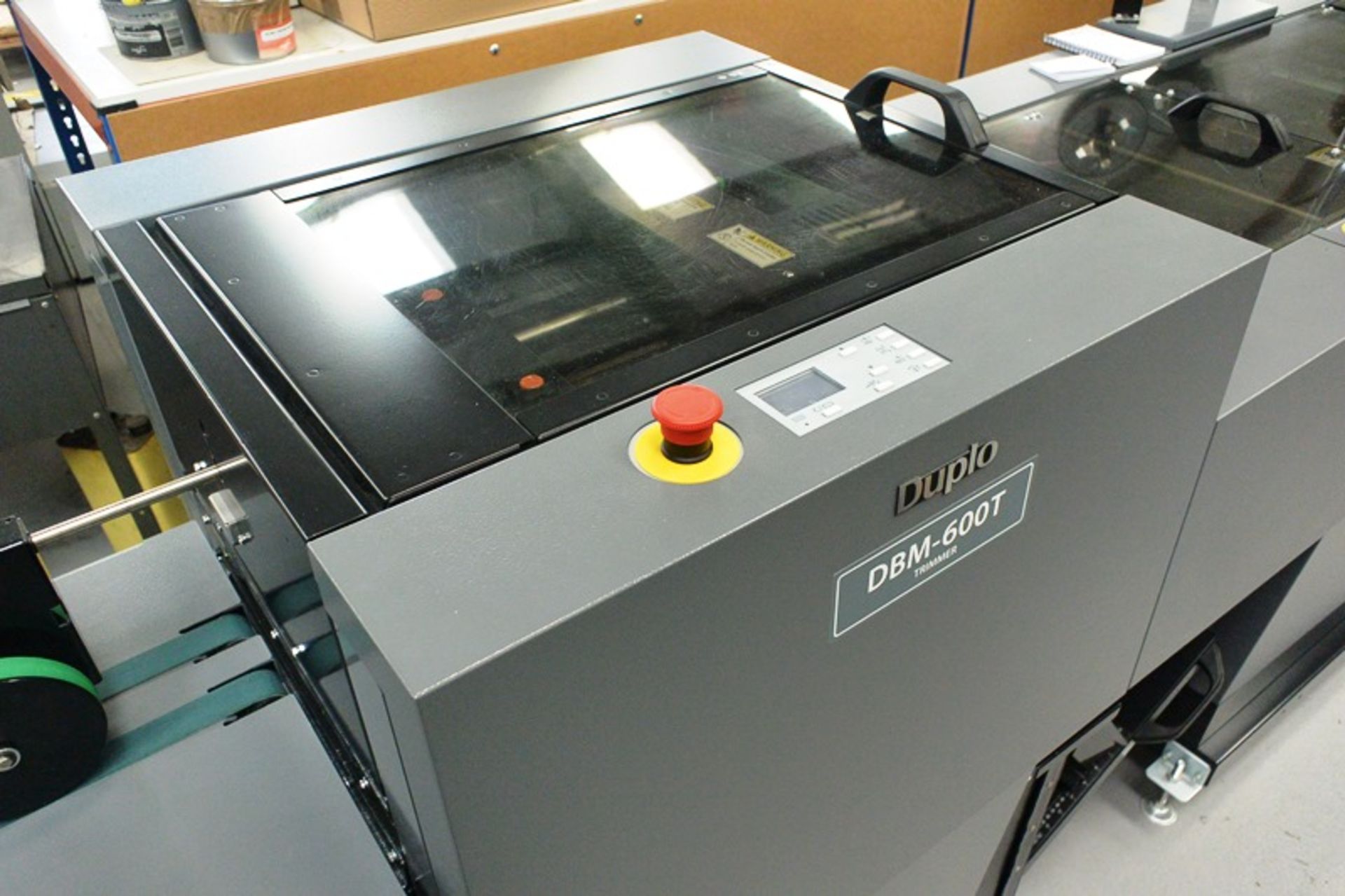 Duplo booklet maker, including infeed belt conveyor, model DBM-LSW, serial no. 150700891, DBM-600T - Image 7 of 25