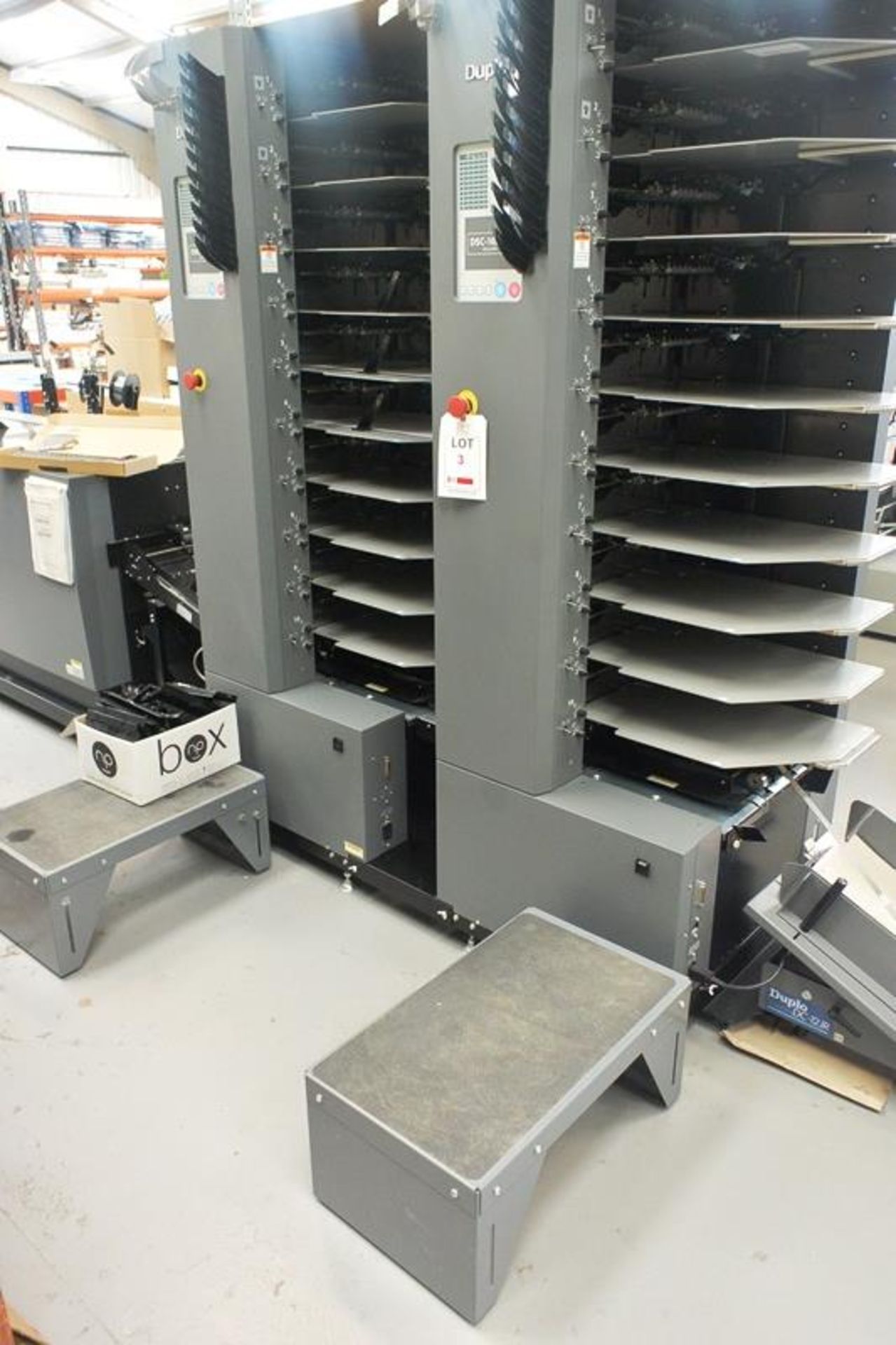 Duplo booklet maker, including infeed belt conveyor, model DBM-LSW, serial no. 150700891, DBM-600T - Image 12 of 25