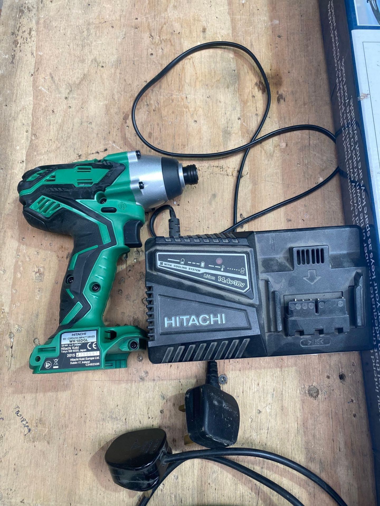 Clarke metalworker high-speed steel drill sharpener, Hitachi WH 18 DGL impact wrench no battery, - Image 3 of 5
