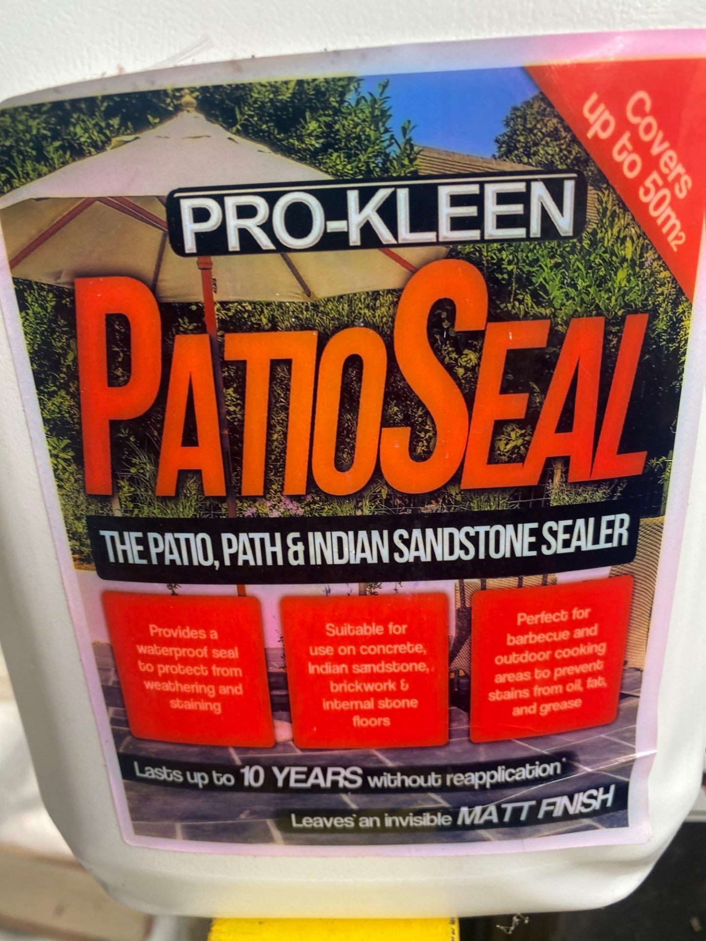 3 x 5L Pro clean patio seal