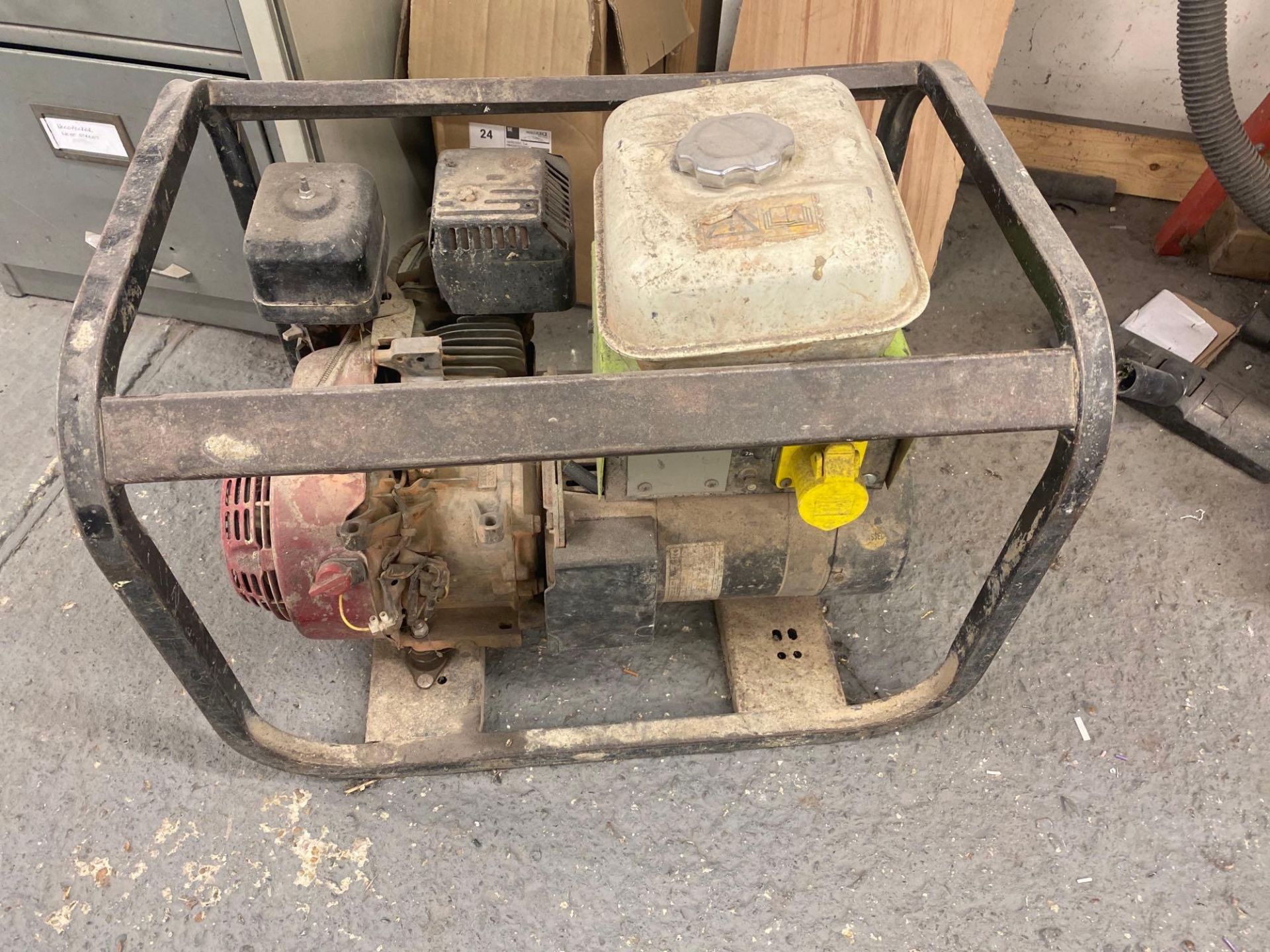 Mobile petrol generator suitable for spares or repair