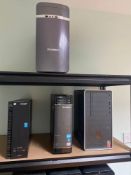 1 Zoostorm, 1 Acer, 1 Lenovo and 1 HP desktop PC’s (Please note...