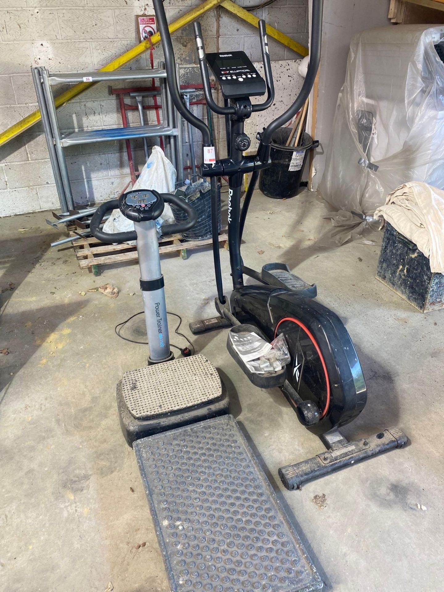 Reebok ZR 7 elliptical cross trainer and BM 1502 Power trainer