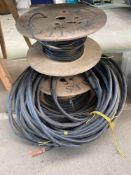 various power cable as lotted