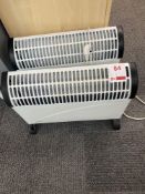 Two office heaters