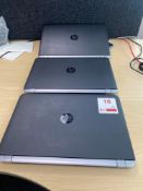 3 Hewlett Packard Pro Book,15” laptops with i5 processors and chargers