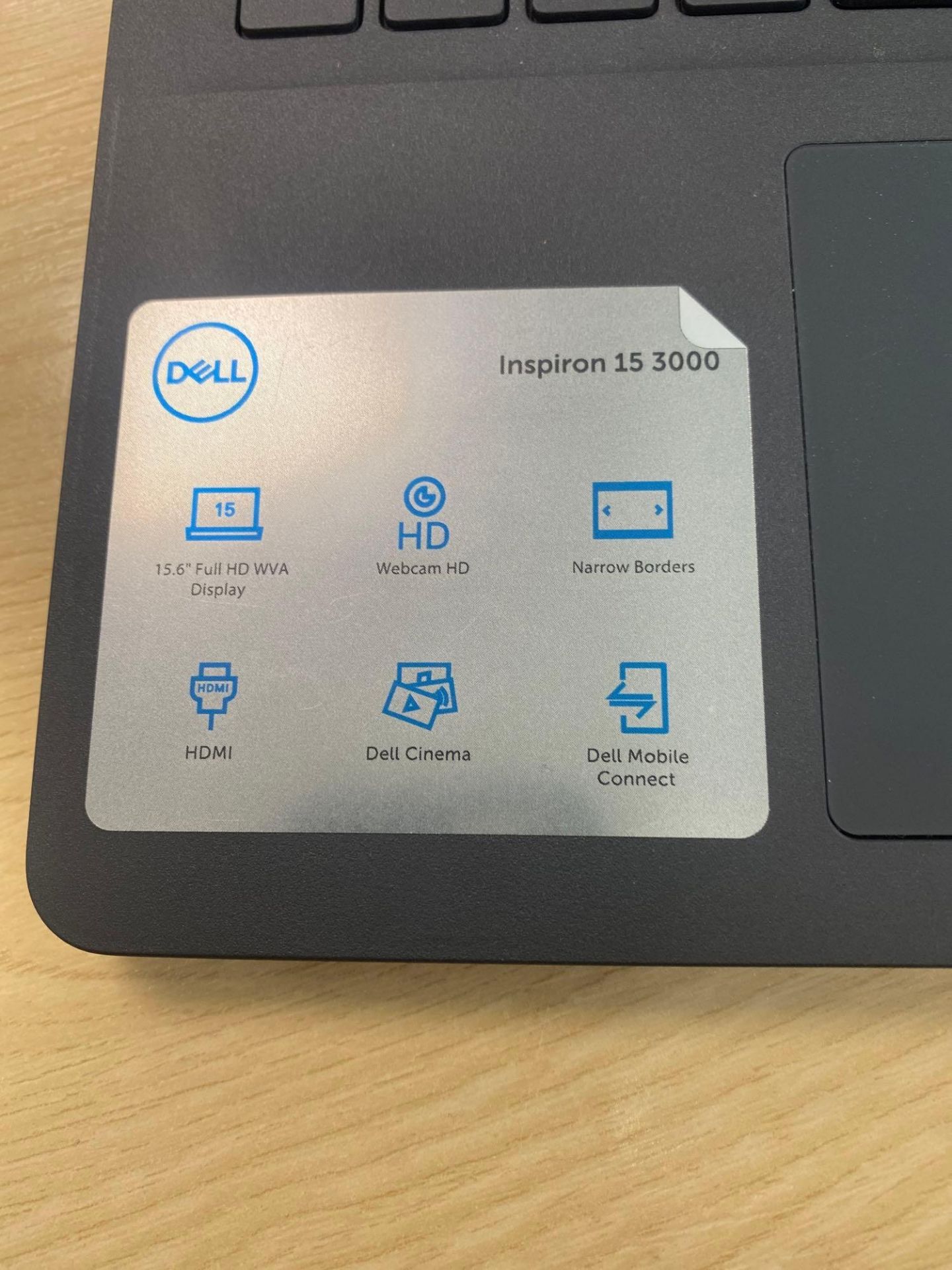 Dell Inspiron 15 3000,15” laptop with i7 processor complete with charger - Image 4 of 6