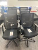 Six OCEE Design Airo mesh office chairs
