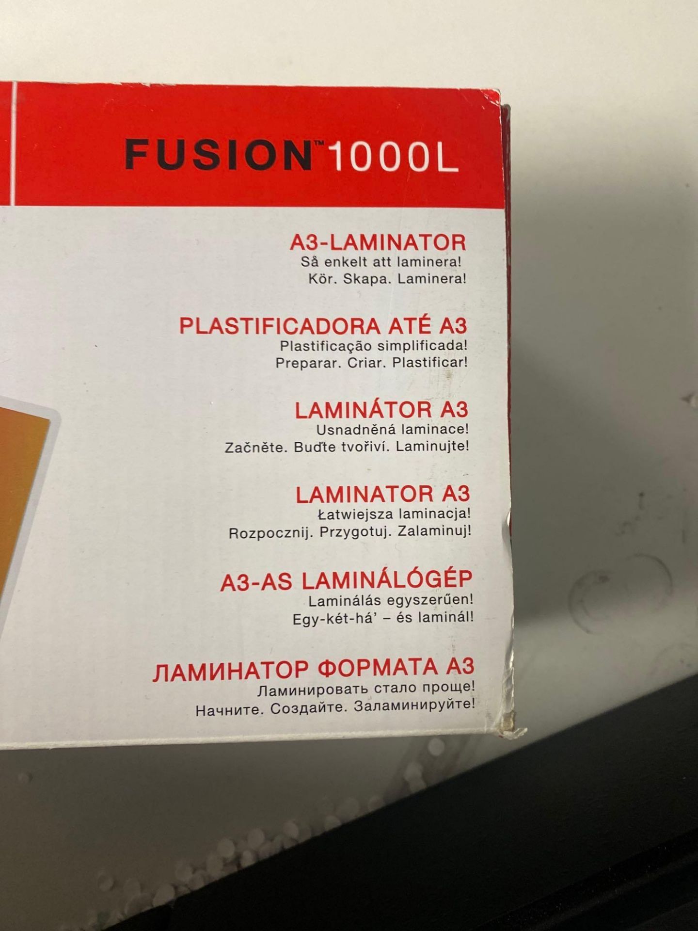 GBC Fusion 1000 L A3 laminator - Image 2 of 3