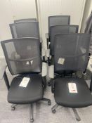 Six OCEE Design Airo mesh office chairs